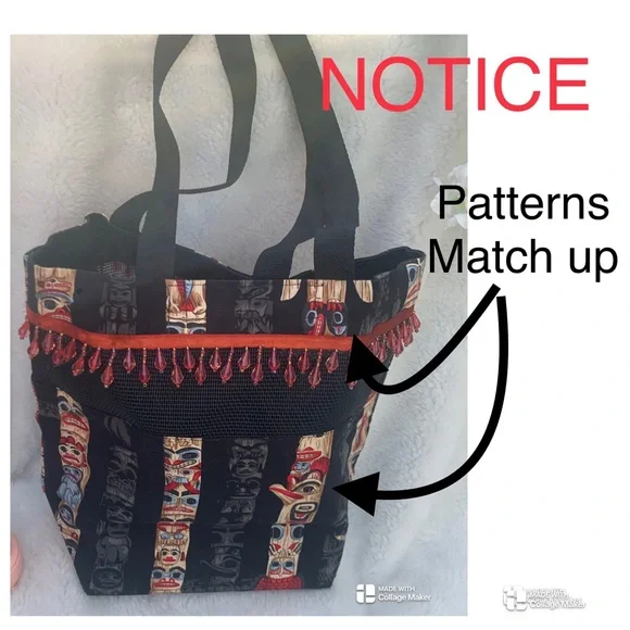 NEW ⭐️ ARTISAN 💼 1 of a Kind, TOTE Totem Pole, quality designed - Picture 6 of 16
